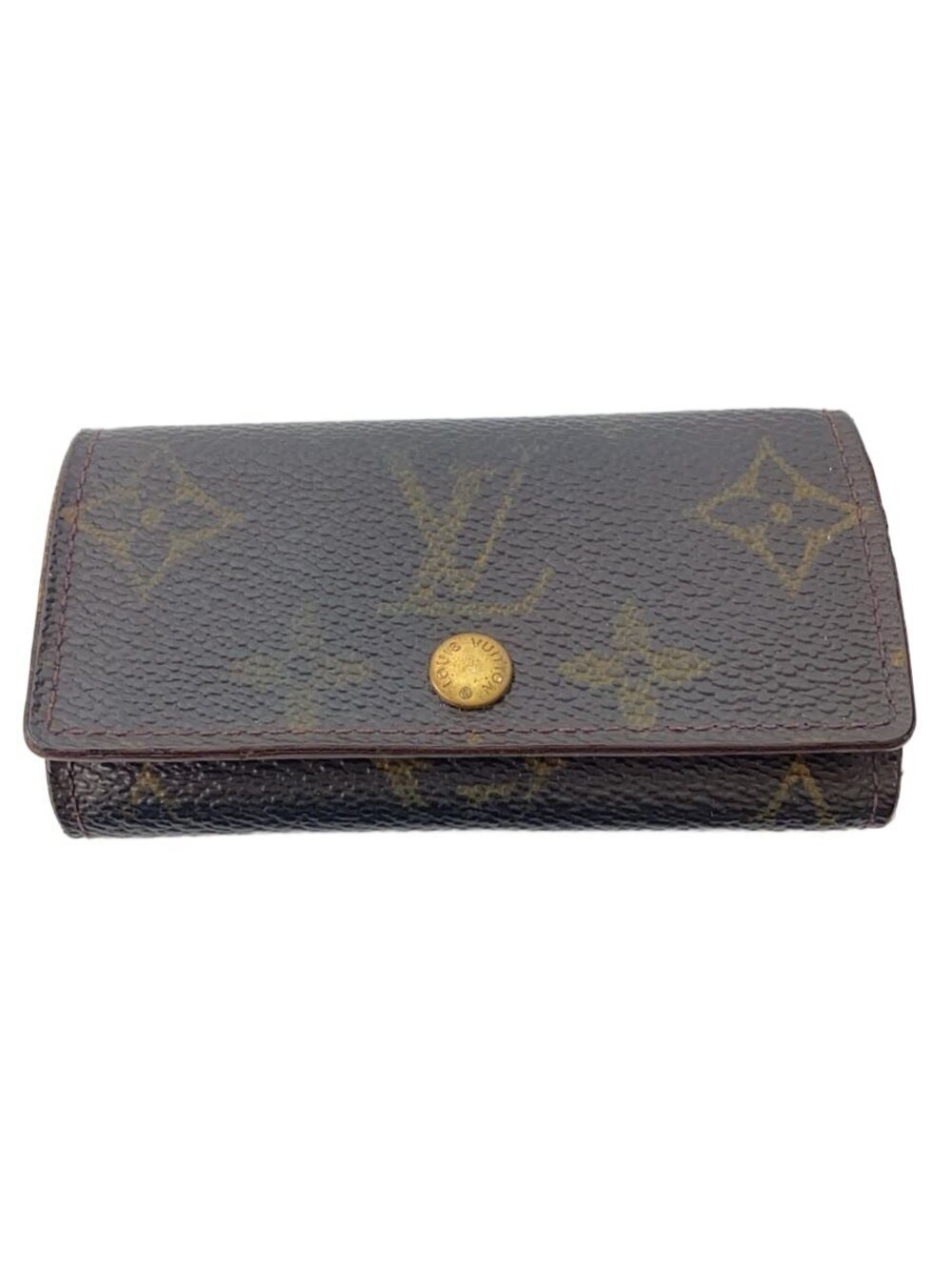 LOUIS VUITTON Multicles Canvas Leather Brown
